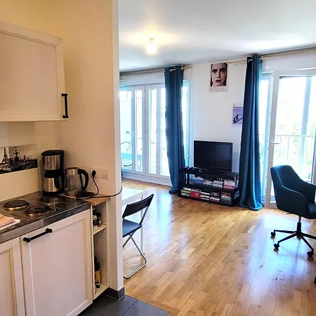 Studio Lumineux 31 M2 - Terrasse - Bureau - Acces Rapide A Paris Apartamento *